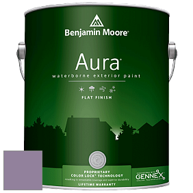 Benjamin Moore Aura 629 Waterborne Exterior Flat Finish краска цвет 2072-40 Wild Orchid
