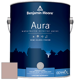 Benjamin Moore Aura 632 Waterborne Exterior Semi-Gloss Finish краска цвет 2100-50 Pebble Stone