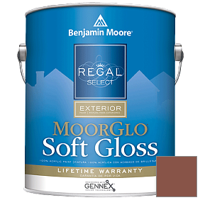 Краска Regal Select Exterior Paint-Moor GloSoft Gloss Finish (W096) цвет 2173-20 Tawny Rose