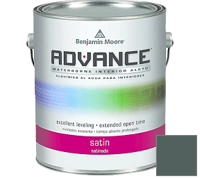 Краска Benjamin Moore 792. Advance Interior Paint-Satin эмаль цвет 2123-10 Mediterranean Teal