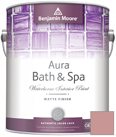 Краска Benjamin Moore Aura Bath & Spa Interior Paint Matte Finish (532) цвет 2091-50 Rosy Tan