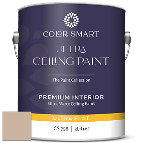 COLOR SMART CS 758 ULTRA CEILING PAINT ультраматовая краска цвет 2164-50 Saint Martin Sand