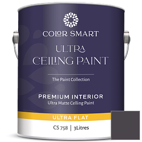Краска COLOR SMART CS 758 ULTRA CEILING PAINT ультраматовая краска цвет 2070-10 Tulsa Twilight