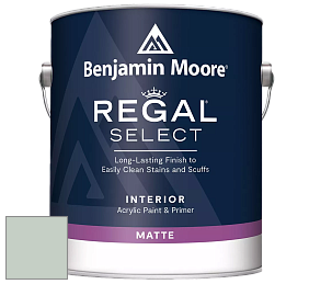 Benjamin Moore 548 IRegal Select Interior Paint - Matte краска цвет 695 Turquoise Mist