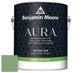 Benjamin Moore Aura 528 Waterborne Interior Semi-gloss Finish краска цвет RAL 6021 