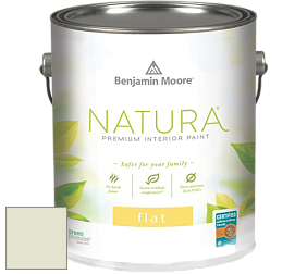 Benjamin Moore 512 Natura Interior Flat Finish матовая краска цвет 484 Green FrappÃ©