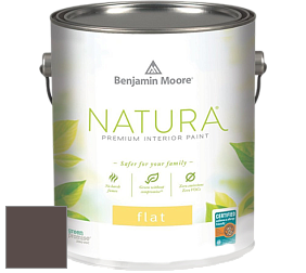 Benjamin Moore 512 Natura Interior Flat Finish матовая краска цвет 2114-20 Mississippi Mud