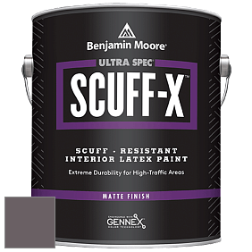 Benjamin Moore 484 Ultra Spec SCUFF-X Interior Matte Finish краска цвет NCS S 7005-R20B 