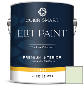 Краска COLOR SMART CS 745 ELIT PAINT глубокоматовая моющаяся краска цвет 547 Mint Julep
