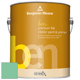 Benjamin Moore Ben W625 Premium Interior Latex Flat краска цвет 579 Cliffside Park