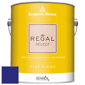 Benjamin Moore 547 Regal Select Waterborne Interior Flat Finish краска цвет RAL 5002 