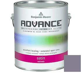 Краска Benjamin Moore 792. Advance Interior Paint-Satin эмаль цвет 2117-40 Tropical Dusk