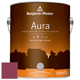 Benjamin Moore Aura 634 Waterborne Exterior Low Lustre Finish краска цвет 2078-10 Roseate