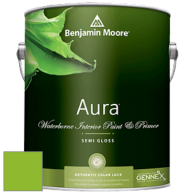 Benjamin Moore Aura 528 Waterborne Interior Semi-gloss Finish краска цвет 2031-30 Sweet Pea