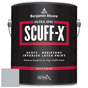 Benjamin Moore 486 Ultra Spec SCUFF-X Interior Satin Finish краска цвет 2126-50 Gray Timber Wolf