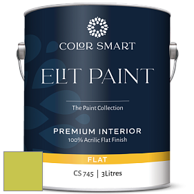 COLOR SMART CS 745 ELIT PAINT глубокоматовая моющаяся краска цвет NCS S 1060-G60Y 