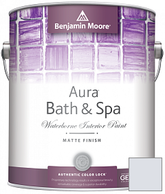 Краска Benjamin Moore Aura Bath & Spa Interior Paint Matte Finish (532) цвет 1401 Nosegay