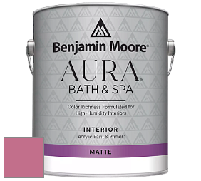 Benjamin Moore Aura 532 Bath & Spa Waterborne Interior Paint Matte Finish краска цвет NCS S 2050-R20B 