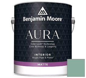 Краска Benjamin Moore Aura Interior Paint - Matte (522) цвет 641 Everglades