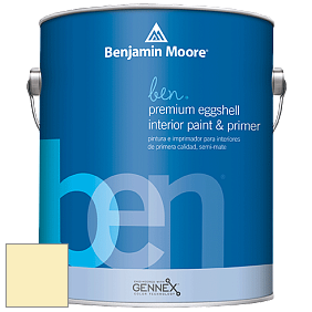 Benjamin Moore Ben W626 Premium Interior Latex Eggshell краска цвет 2023-60 Butter