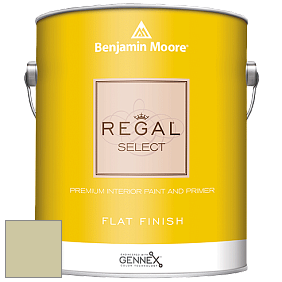 Benjamin Moore 547 Regal Select Waterborne Interior Flat Finish краска цвет 2145-40 Fernwood Green