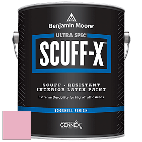 Benjamin Moore 485 Ultra Spec SCUFF-X Interior Eggshell Finish краска цвет 2087-50 Strawberry Sorbet