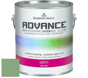 Benjamin Moore 792 Advance Interior Paint-Satin эмаль цвет 565 Aurora Borealis