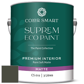 COLOR SMART CS 619 SUPREM ECO PAINT матовая краска цвет NCS S 8010-G50Y 