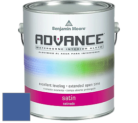 Benjamin Moore 792 Advance Interior Paint-Satin эмаль цвет 2067-30 Twilight Blue