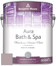 Benjamin Moore Aura 532 Bath & Spa Waterborne Interior Paint Matte Finish краска цвет NCS S 3010-R10B 