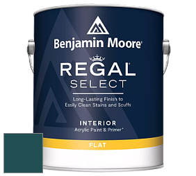 Benjamin Moore 547 Regal Select Waterborne Interior Flat Finish краска цвет NCS S 6530-B30G 