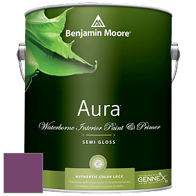 Benjamin Moore Aura 528 Waterborne Interior Semi-gloss Finish краска цвет NCS S 4050-R40B 