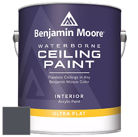 Benjamin Moore 508 Waterborne Ceiling Paint краска для потолков цвет 2119-30 Baby Seal Black