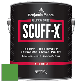 Benjamin Moore 486 Ultra Spec SCUFF-X Interior Satin Finish краска цвет 2033-20 Peppermint Leaf