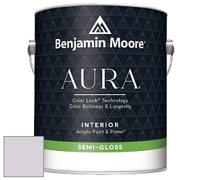 Benjamin Moore Aura 528 Waterborne Interior Semi-gloss Finish краска цвет 2116-60 Touch of Gray