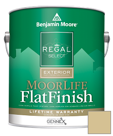 Краска Regal Select Exterior Paint-MoorLife Flat Finish (W105) цвет AF-365 