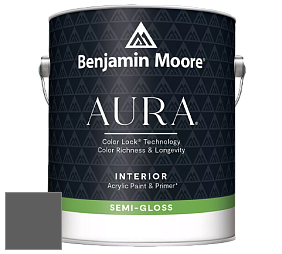 Benjamin Moore Aura 528 Waterborne Interior Semi-gloss Finish краска цвет NCS S 7500-N 