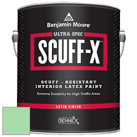 Benjamin Moore 486 Ultra Spec SCUFF-X Interior Satin Finish краска цвет NCS S 0540-G10Y 