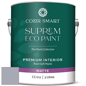 COLOR SMART CS 619 SUPREM ECO PAINT матовая краска цвет 2118-50 Excalibur Gray