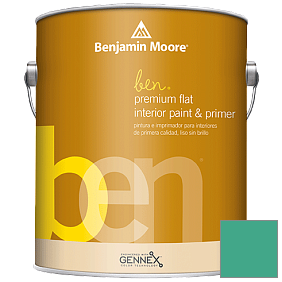 Краска Ben Premium Interior Latex Flat (W625) цвет 607 Albuquerque Teal