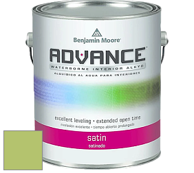 Benjamin Moore 792 Advance Interior Paint-Satin эмаль цвет 2029-40 Stem Green