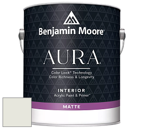 Benjamin Moore Aura 522 Interior Paint - Matte краска цвет OC-137 Sebring White