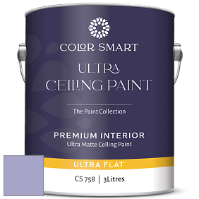 COLOR SMART CS 758 ULTRA CEILING PAINT ультраматовая краска цвет NCS S 2030-R60B 