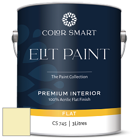 COLOR SMART CS 745 ELIT PAINT глубокоматовая моющаяся краска цвет 2025-60 Lemon Glow