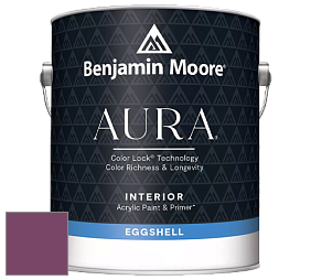 Benjamin Moore Aura 524 Waterborne Interior Eggshell Finish краска цвет 2075-20 Mulberry