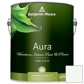 Краска Aura Waterborne Interior Semi-gloss Finish (528) цвет OC-65 Chantilly Lace