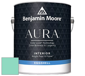 Benjamin Moore Aura 524 Waterborne Interior Eggshell Finish краска цвет 613 Fresh Green
