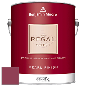 Benjamin Moore 550 Regal Select Waterborne Interior Pearl Finish краска цвет 2078-10 Roseate