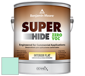Benjamin Moore 355 Super Hide Zero Voc Interior Flat краска цвет 2044-60 Crystal Clear