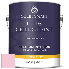 COLOR SMART CS 758 ULTRA CEILING PAINT ультраматовая краска цвет 2000-60 Light Chiffon Pink